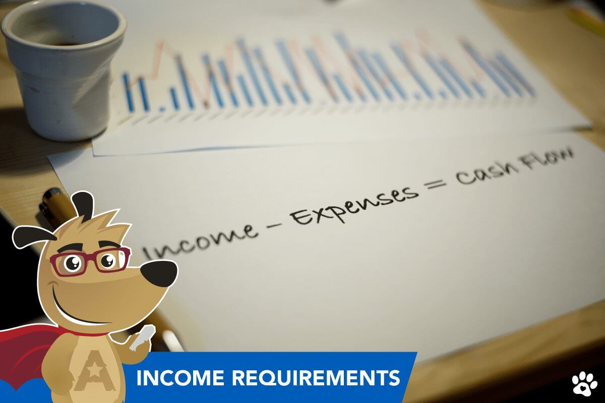 Reverse mortgage income requirements — residual income tables and qualifying income types