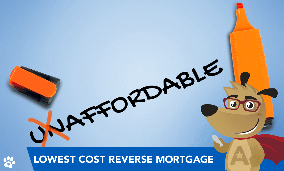 How to get the lowest cost reverse mortgage — lender credits, no origination fees, and affordable options